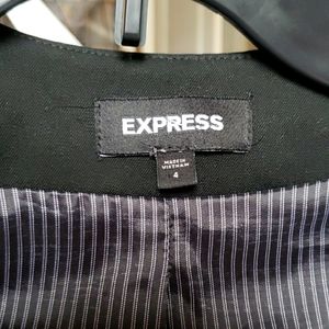 Suit blazer black express size 4